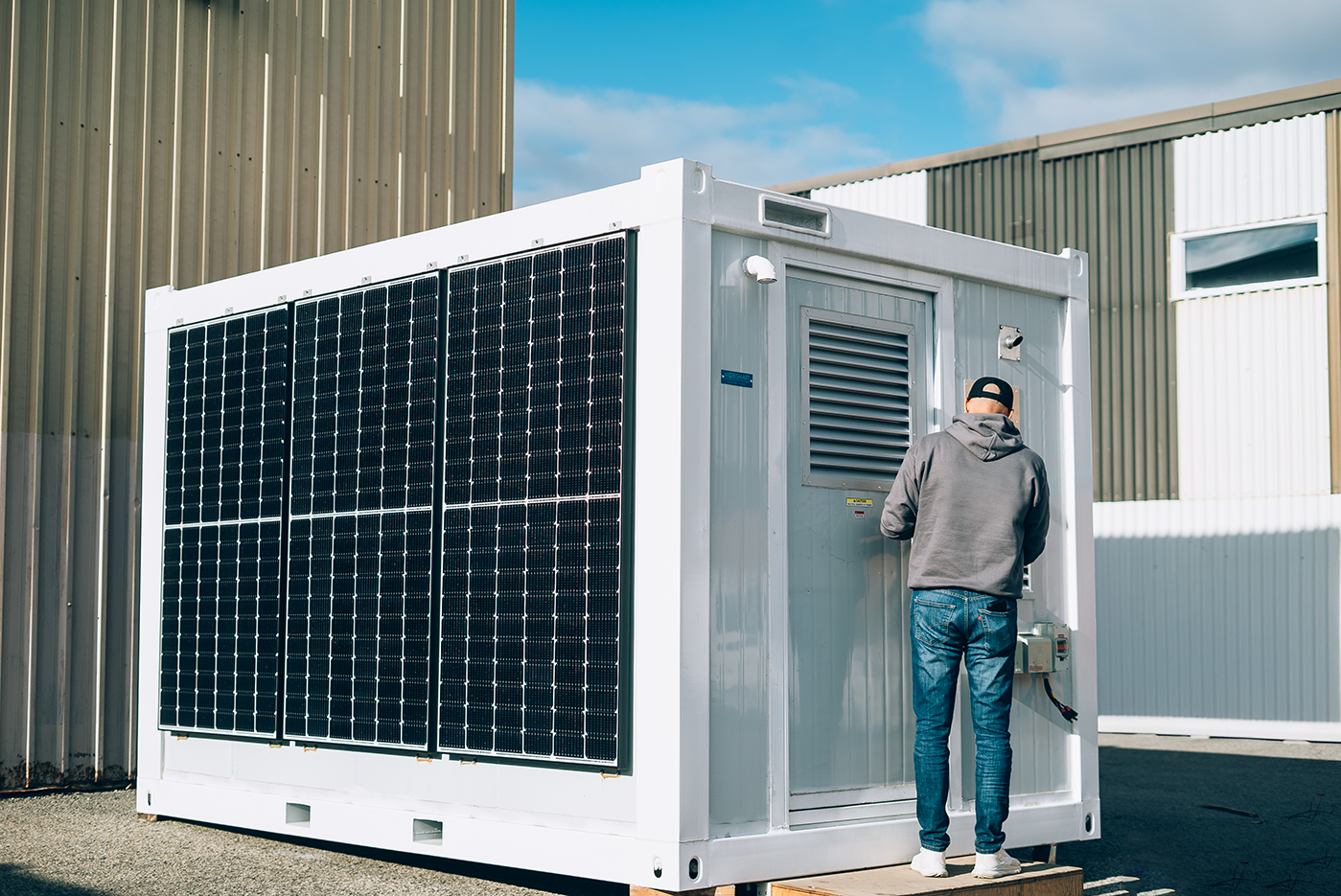 Power Security for Remote Operations with Solar Containers