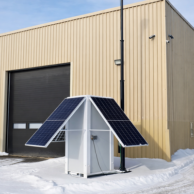 Li-Cube Security with 1800W of Solar Panels