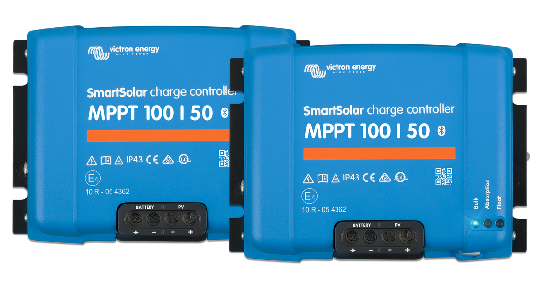 2 Victron Energy SmartSolar MPPT 100/50